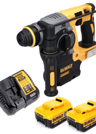 Marteau combiné à batterie DeWalt DCH 273 M2 18 V 2,1 J SDS Plus Brushless + 2x batteries 4,0 Ah + chargeur