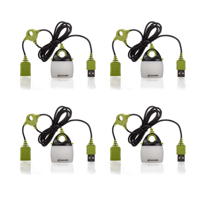 Goal Zero 4x Light a Life Mini USB Chainable Light 110 Lumen ( 4x 24007 ) USB LED Lampe koppelbar über USB