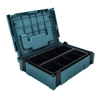Makita Makpac 1 + Varioeinsatz mit 2 Fächern ( P-83680 ) für Handwerkzeug