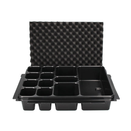 Makita Makpac 1 + uniwersalna wkładka z 12 tacami ( P-83674 ) do małych części