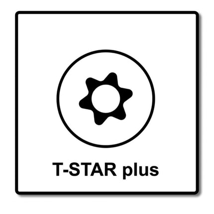 SPAX Bit T-STAR plus Set T30 - 6.4 x 25 mm - 5 pcs. + HI.FORCE Flat Head Screw 6.0 x 160 mm - 100 pcs. (5000009182309) (0251010601605)