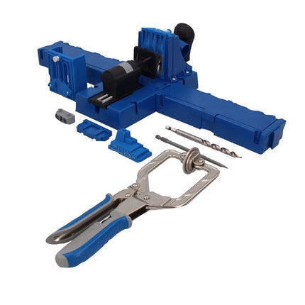 KREG Jig K5MS-EUR-SYS Master System Set juego completo de carpintero + plantilla de perforación K5 + base + pinzas de sujeción + juego de tornillos de 675 piezas + systainer