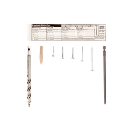 Plantilla de perforación KREG Jig K5 (K5-EUR-SYS) sistema de conexión de madera para orificios ocultos + plantilla de perforación K5 + base + accesorios + juego de tornillos de 675 piezas + systainer