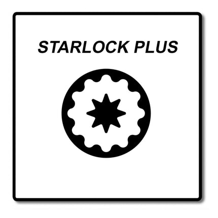 FEIN Starlock Plus Schleifplatten Set SLP KL 130 gelocht ( 63806204210 ) Schleifblätter 2x K 60 + 2x K 80 + 2x K 180