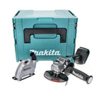 Makita GA 008 GZ01 Meuleuse d'angle sans fil 40 V maxi 125 mm brushless XGT + Hotte aspirante + Makpac - sans batterie, sans chargeur