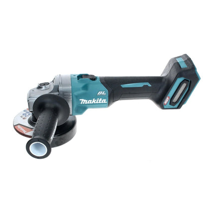 Amoladora angular a batería Makita GA 008 GM101 40 V máx. 125 mm sin escobillas XGT + 1x batería 4,0 Ah + cargador + campana de aspiración + Makpac