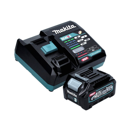 Makita GA016GD101 Cordless Angle Grinder 125 mm 40V max. Brushless XGT + 1x Battery 2.5 Ah + Charger + Suction Hood + Makpac Case