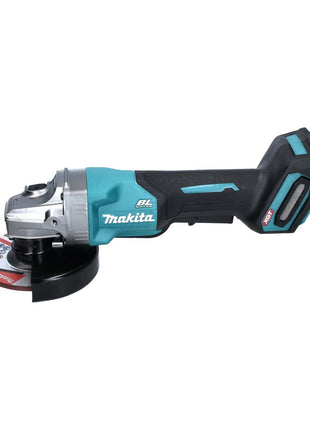 Meuleuse d'angle sur batterie Makita GA 016 GM101 40 V max. 125 mm sans balais XGT + 1x batterie 4,0 Ah + chargeur + hotte d'aspiration + Makpac