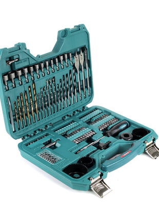 Makita HP 333 DWAE Akku Schlagbohrschrauber 12 V 30 Nm + 2x Akku 2,0 Ah + Ladegerät + 101 tlg. Bit Bohrer Set + Koffer - Toolbrothers