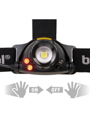 Brennenstuhl SL 400 AFSet 4x lampe frontale à capteur à batterie LuxPremium LED 2,6 Ah (4x 1177310) IP44 400 lumens