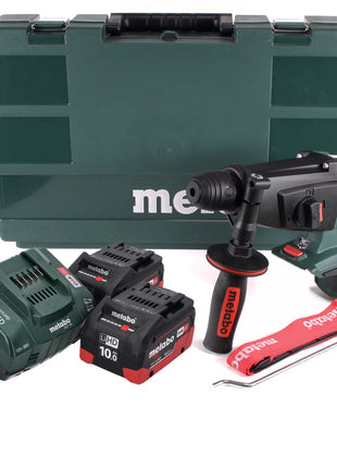 Metabo KHA 18 LTX Akku Kombihammer 18 V ( 600210860 ) + 2x Akku 10,0 Ah + Ladegerät + Koffer