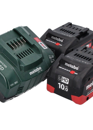 Metabo KHA 18 LTX BL 24 Perforateur sans fil 18 V 2,2 J SDS-plus Brushless (600211840) + 2x Batteries 10,0 Ah + Chargeur + Coffret MetaLoc