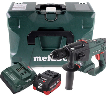 Metabo SBE 18 LTX Akku Schlagbohrmaschine 18 V 24 Nm ( 600845840 ) + 1x 10,0 Ah Akku + Ladegerät + MetaLoc