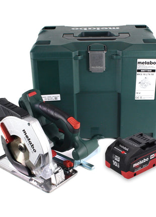 Metabo MKS 18 LTX 58 scie circulaire à métaux sur batterie 18 V 165 mm + 1x batterie 10,0 Ah + MetaLoc - sans chargeur