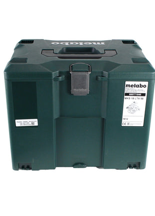 Metabo MKS 18 LTX 58 scie circulaire à métaux sur batterie 18 V 165 mm + 1x batterie 10,0 Ah + MetaLoc - sans chargeur