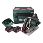 Metabo KT 18 LTX 66 BL Akku Tauchkreissäge 18 V 165 mm + 2x Akku 10,0 Ah + Ladegerät + metaBOX - Toolbrothers