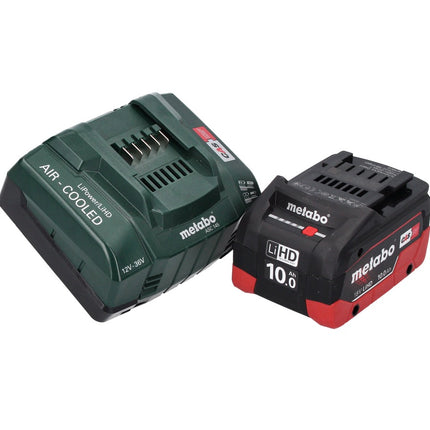 Metabo W 18 LTX 125 Amoladora angular rápida 18 V 125 mm (602174860) + 1 batería de 10,0 Ah + cargador + maletín