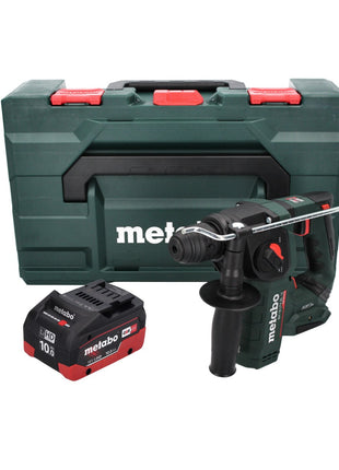 Metabo BH 18 LTX BL 16 Akku Bohrhammer 18 V 1.3 J SDS-plus Brushless + 1x Akku 10,0 Ah + MetaBOX - ohne Ladegerät