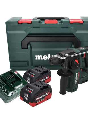 Metabo BH 18 LTX BL 16 Akku Bohrhammer 18 V 1.3 J SDS-plus Brushless + 2x Akku 10,0 Ah + Ladegerät + MetaBOX