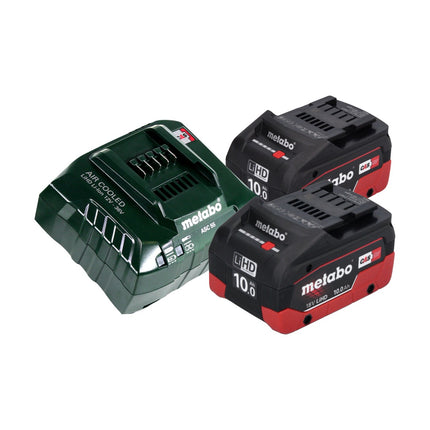 Taladro percutor a batería Metabo BH 18 LTX BL 16 18 V 1,3 J SDS-plus Brushless + 2x batería recargable 10,0 Ah + cargador + MetaBOX