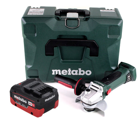 Metabo W 18 LTX 125 Quick Akku Winkelschleifer 18 V 125 mm ( 602174840 ) + 1x 10,0 Ah Akku + MetaLoc - ohne Ladegerät