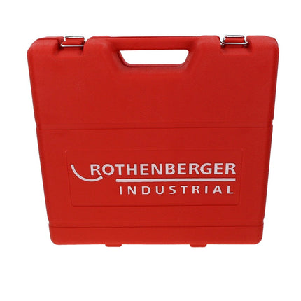 Rothenberger Industrial Sanikit 10 tlg. Werkzeugkoffer Sanitär Set ( 070673E ) + RoPump Power Saugdruck Handpumpe Rohrreiniger + Gummiadapter ( 1500002695 )