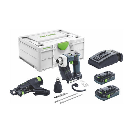 Festool DURADRIVE DWC 18-2500 HPC 4,0 I-Plus Akku Bauschrauber 18 V 18 Nm Brushless ( 576498 ) + 2x Akku 4,0 Ah + Ladegerät + Systainer ( Nachfolger von 574743 ) - Toolbrothers