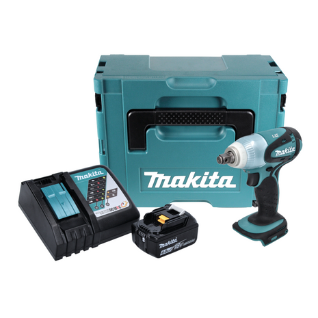 Makita DTW 251 RG1J Akumulatorowy klucz udarowy 18 V 230 Nm 1/2" + 1x akumulator 6,0 Ah + ładowarka + Makpac