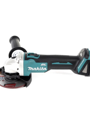 Makita DGA 504 RGJ Meuleuse d'angle sur batterie 18 V 125 mm sans balais + 2x batteries 6,0 Ah + chargeur + Makpac