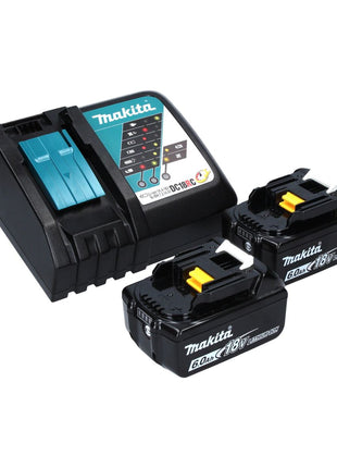 Makita DDF 481 RGJ perceuse-visseuse sans fil 18 V 115 Nm sans balai + 2x batteries 6,0 Ah + chargeur + Makpac