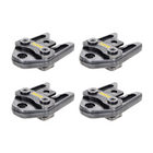 REMS ganascia di pressatura pinza di pressatura 4x Standard V 12 ( 4x 570107 ) per presse radiali ( eccetto Mini-Press )