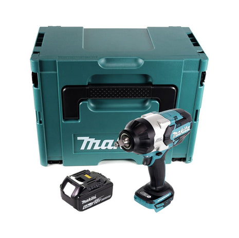 Makita DTW 1002 G1J Clé à choc sans fil 18 V 1000 Nm 1/2" Brushless + 1x batterie 6,0 Ah + Makpac - sans chargeur