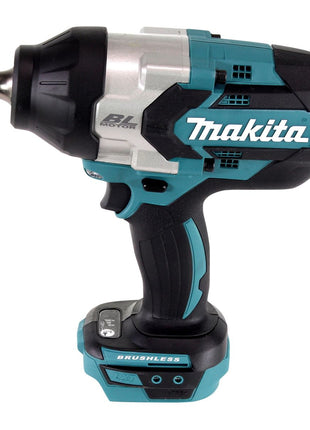 Makita DTW 1002 RGJ Atornillador de impacto inalámbrico 18 V 1000 Nm 1/2" sin escobillas + 2x batería 6,0 Ah + cargador + Makpac