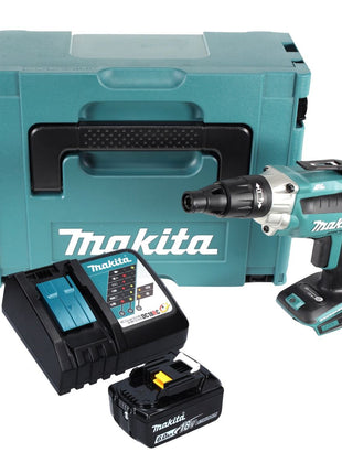 Makita DFS 251 RG1J Akku Trockenbauschrauber 18 V Brushless + 1x Akku 6,0 Ah + Ladegerät + Makpac - Toolbrothers