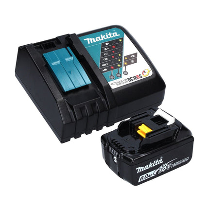 Makita DTD 155 RG1J 18 V 140 Nm 1/4'' Avvitatore a impulsi senza spazzole + 1x batteria 6,0 Ah + caricabatterie + Makpac