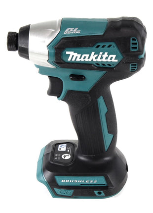 Makita DTD 155 RGJ Akku Schlagschrauber 18 V 140 Nm 1/4" Brushless + 2x Akku 6,0 Ah + Ladegerät + Makpac