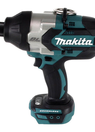 Makita DTW 800 RGJ Akku Schlagschrauber 18 V 7/16" 800 Nm Brushless + 2x Akku 6,0 Ah + Ladegerät + Makpac