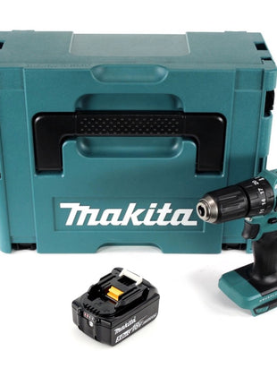 Makita DHP 483 T1J Akku Schlagbohrschrauber 18 V 40 Nm + 1x Akku 5,0 Ah + Makpac - ohne Ladegerät