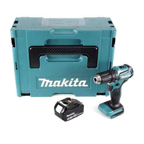 Makita DDF 483 T1J taladro atornillador inalámbrico 18 V 40 Nm sin escobillas + 1x batería 5,0 Ah + Makpac - sin cargador