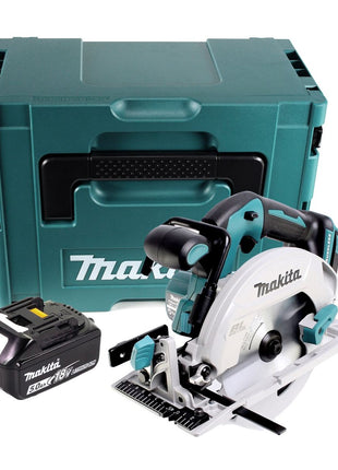 Makita DHS 680 T1J Akku Handkreissäge 18 V 165 mm Brushless + 1x Akku 5,0 Ah + Makpac - ohne Ladegerät