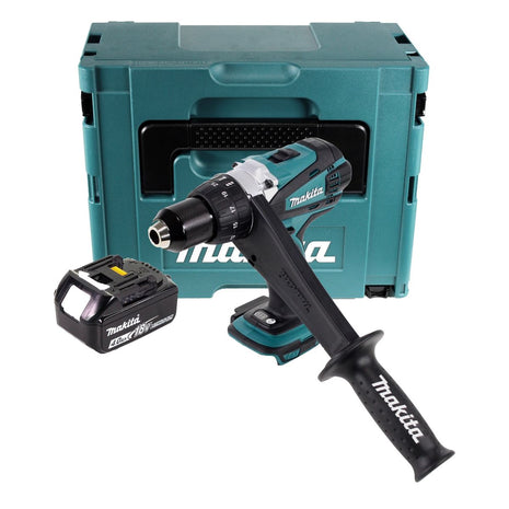 Makita DDF 458 M1J taladro atornillador inalámbrico 18 V 91 Nm + 1x batería 4,0 Ah + Makpac - sin cargador