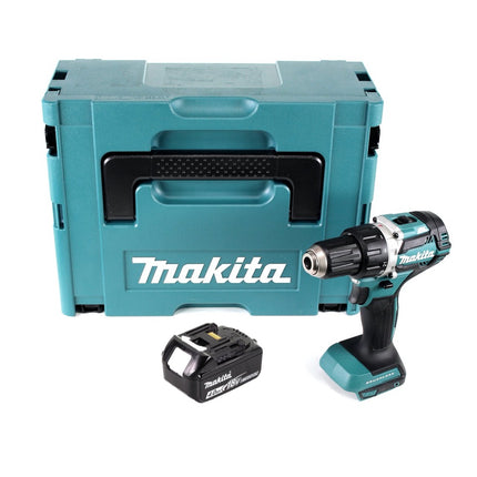Makita DDF 484 M1J cordless drill driver 18 V 54 Nm brushless + 1x rechargeable battery 4.0 Ah + Makpac - without charger