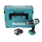 Makita DDF 484 M1J perceuse-visseuse sans fil 18 V 54 Nm sans balais + 1x batterie 4,0 Ah + Makpac - sans chargeur