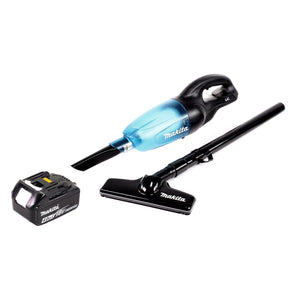 Makita DCL 180 M1 B Akku Staubsauger 18 V Schwarz + 1x Akku 4,0 Ah - ohne Ladegerät