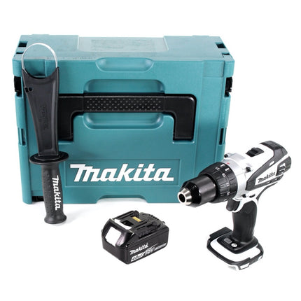 Makita DDF 458 M1JW Akku Bohrschrauber 18 V 91 Nm + 1x Akku 4,0 Ah + Makpac - ohne Ladegerät