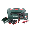 Metabo KHA 18 LTX Akku Kombihammer 18 V 2,2 J SDS Plus + 2x Akku 10,0 Ah + Ladegerät + metaBOX