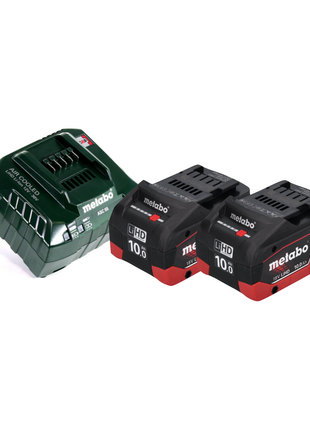 Metabo KHA 18 LTX Akku Kombihammer 18 V 2,2 J SDS Plus + 2x Akku 10,0 Ah + Ladegerät + metaBOX