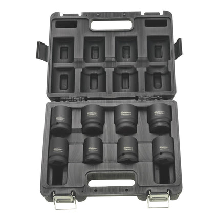 Rodcraft RC2377 Avvitatore ad impulsi 1950 Nm 3/4" + Set di 8 chiavi a bussola RS618 in acciaio al cromo molibdeno