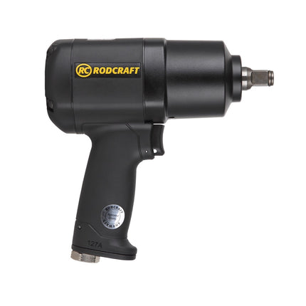Rodcraft RC2268 Avvitatore ad impulsi 900 Nm 1/2" + 14x Dadi a bussola RS4114 Acciaio al cromo molibdeno