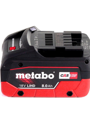 Metabo SSW 18 LTX 600 llave de impacto a batería 18 V 600 Nm 1/2" + 1x batería 8,0 Ah + maletín - sin cargador